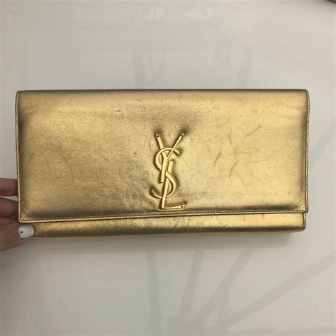 ysl clutch used|ysl clutch bag saweetie.